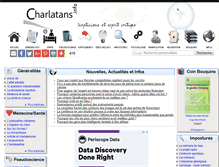 Tablet Screenshot of charlatans.info